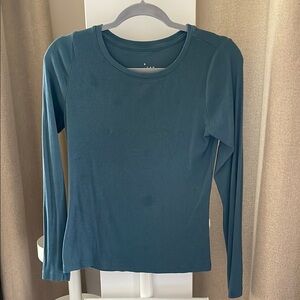 Teal Long Sleeve Women's Top